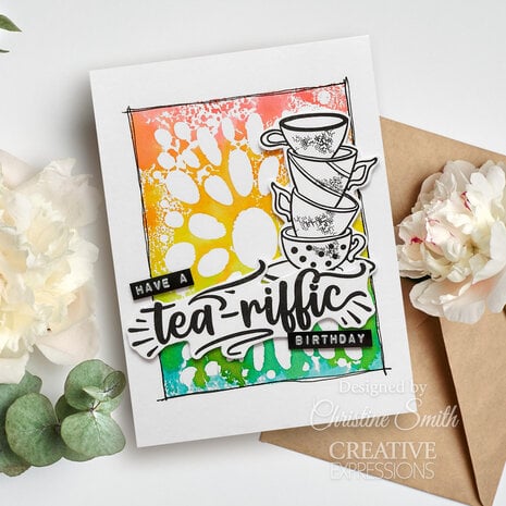 Creative Expressions Designer Boutique Clear Stamp A6 Tea-riffic (UMSDB159) (OUTLET) Creative Expressions Designer Boutique Clear Stamp A6 Tea-riffic (UMSDB159) (OUTLET)