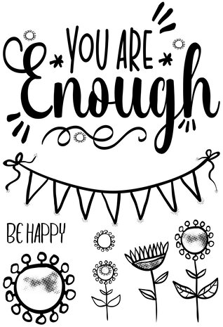 Creative Expressions Designer Boutique Clear Stamp A6 Enough (UMSDB158) (OUTLET) Creative Expressions Designer Boutique Clear Stamp A6 Enough (UMSDB158) (OUTLET)