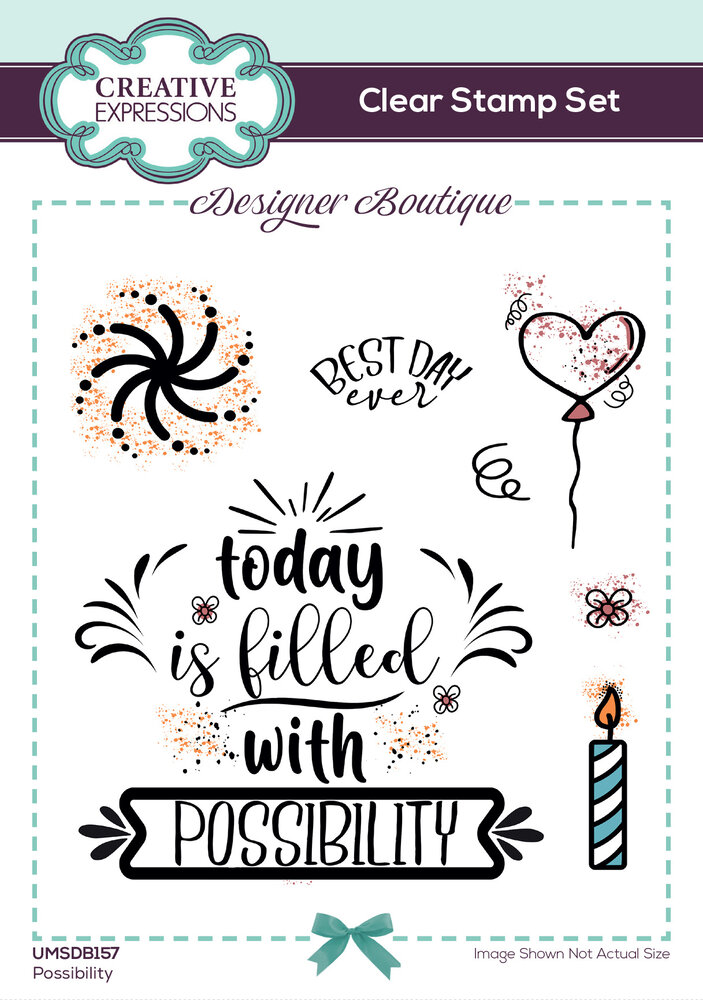 Creative Expressions Designer Boutique Clear Stamp A6 Possibilty (UMSDB157) (OUTLET)