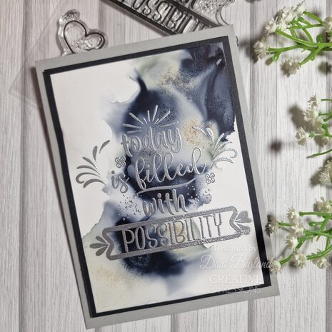 Creative Expressions Designer Boutique Clear Stamp A6 Possibilty (UMSDB157) (OUTLET)