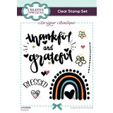 Creative Expressions Designer Boutique Clear Stamp A6 Thankful (UMSDB156) (OUTLET)