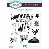 Creative Expressions Designer Boutique Clear Stamp A6 Wonderful (UMSDB155) (OUTLET)