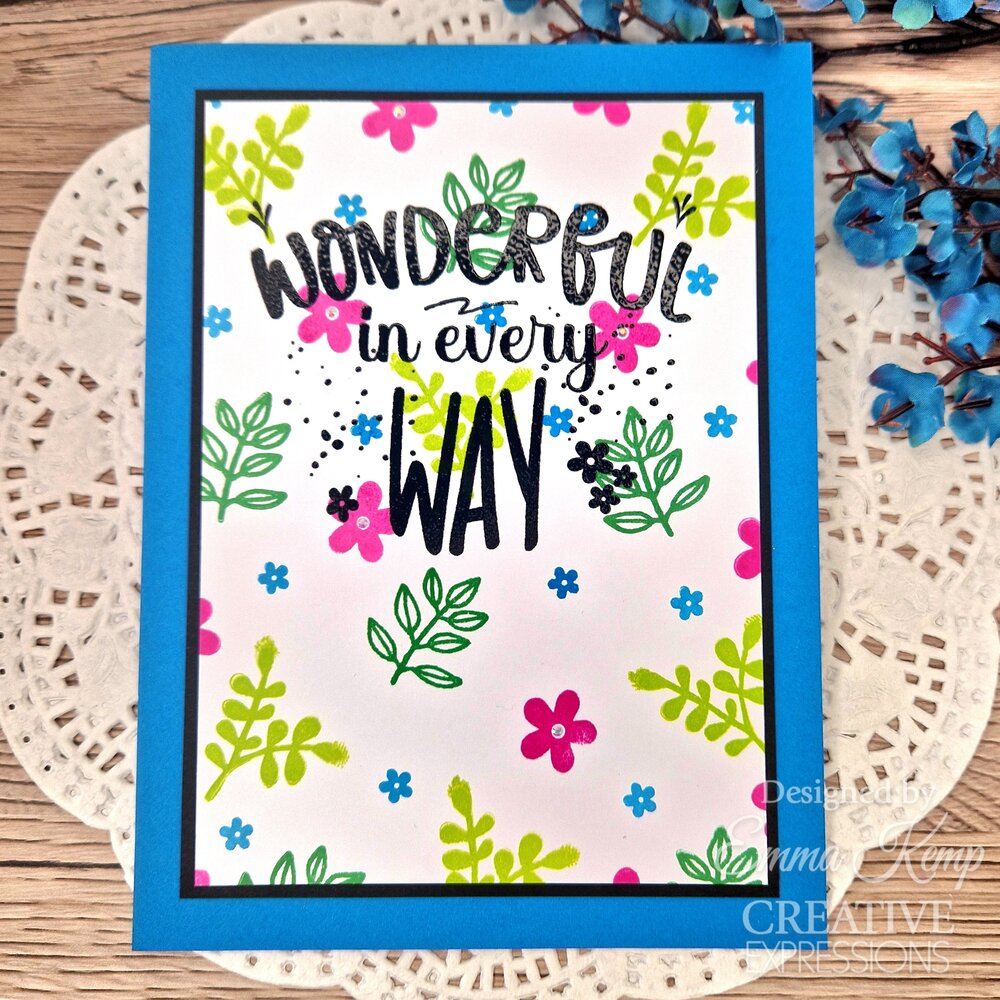 Creative Expressions Designer Boutique Clear Stamp A6 Wonderful (UMSDB155) (OUTLET) Creative Expressions Designer Boutique Clear Stamp A6 Wonderful (UMSDB155) (OUTLET)
