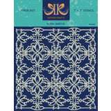 Katkin Krafts Fireburst 7x7 Inch Stencil (KKST005) (OUTLET)