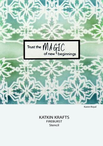 Katkin Krafts Fireburst 7x7 Inch Stencil (KKST005) (OUTLET) Katkin Krafts Fireburst 7x7 Inch Stencil (KKST005) (OUTLET)