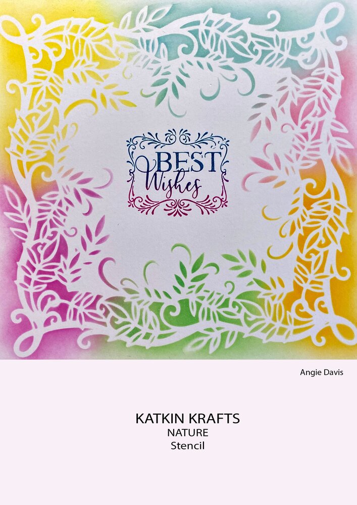 Katkin Krafts Nature 7x7 Inch Stencil (KKST004) (OUTLET)