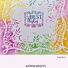 Katkin Krafts Nature 7x7 Inch Stencil (KKST004) (OUTLET) Katkin Krafts Nature 7x7 Inch Stencil (KKST004) (OUTLET)