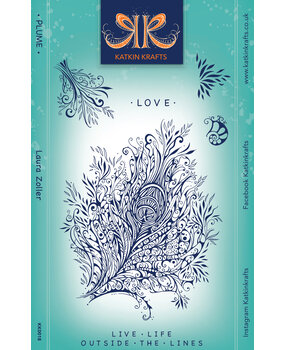 Katkin Krafts Plume A5 Clear Stamp Set (KK0018) (OUTLET)