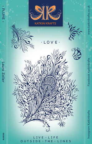 Katkin Krafts Plume A5 Clear Stamp Set (KK0018) (OUTLET) Katkin Krafts Plume A5 Clear Stamp Set (KK0018) (OUTLET)