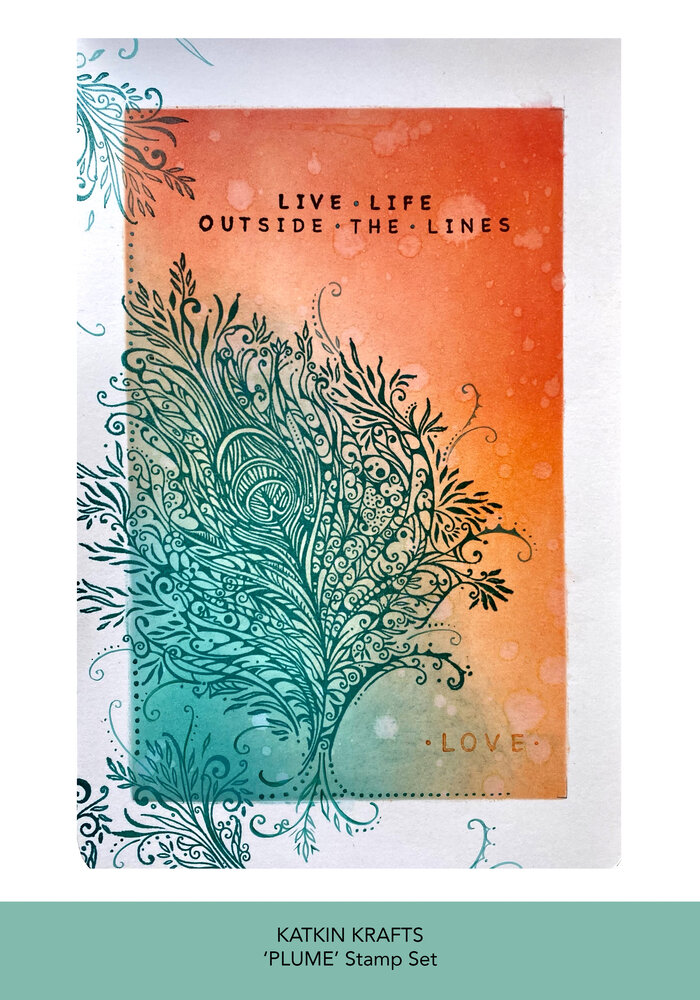 Katkin Krafts Plume A5 Clear Stamp Set (KK0018) (OUTLET) Katkin Krafts Plume A5 Clear Stamp Set (KK0018) (OUTLET)