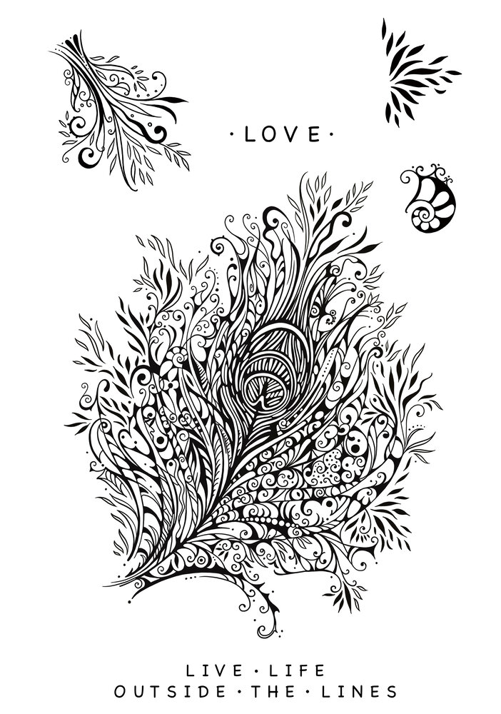 Katkin Krafts Plume A5 Clear Stamp Set (KK0018) (OUTLET) Katkin Krafts Plume A5 Clear Stamp Set (KK0018) (OUTLET)