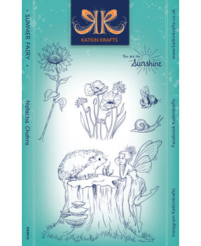 Katkin Krafts Summer Fairy A5 Clear Stamp Set (KK0015) (OUTLET)