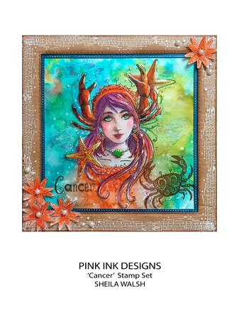 Pink Ink Designs Cancer "The Psychic" A5 Clear Stamps (PI220) (OUTLET) Pink Ink Designs Cancer "The Psychic" A5 Clear Stamps (PI220) (OUTLET)
