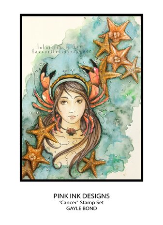 Pink Ink Designs Cancer "The Psychic" A5 Clear Stamps (PI220) (OUTLET) Pink Ink Designs Cancer "The Psychic" A5 Clear Stamps (PI220) (OUTLET)