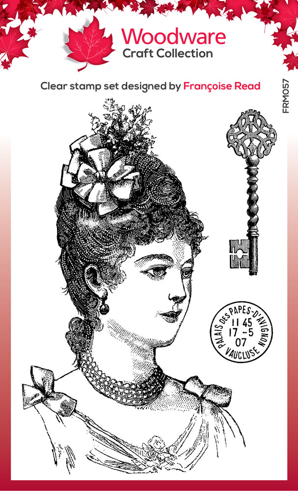 Woodware Vintage Lady Clear Stamps (FRM057) (OUTLET) Woodware Vintage Lady Clear Stamps (FRM057) (OUTLET)