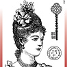 Woodware Vintage Lady Clear Stamps (FRM057) (OUTLET) Woodware Vintage Lady Clear Stamps (FRM057) (OUTLET)