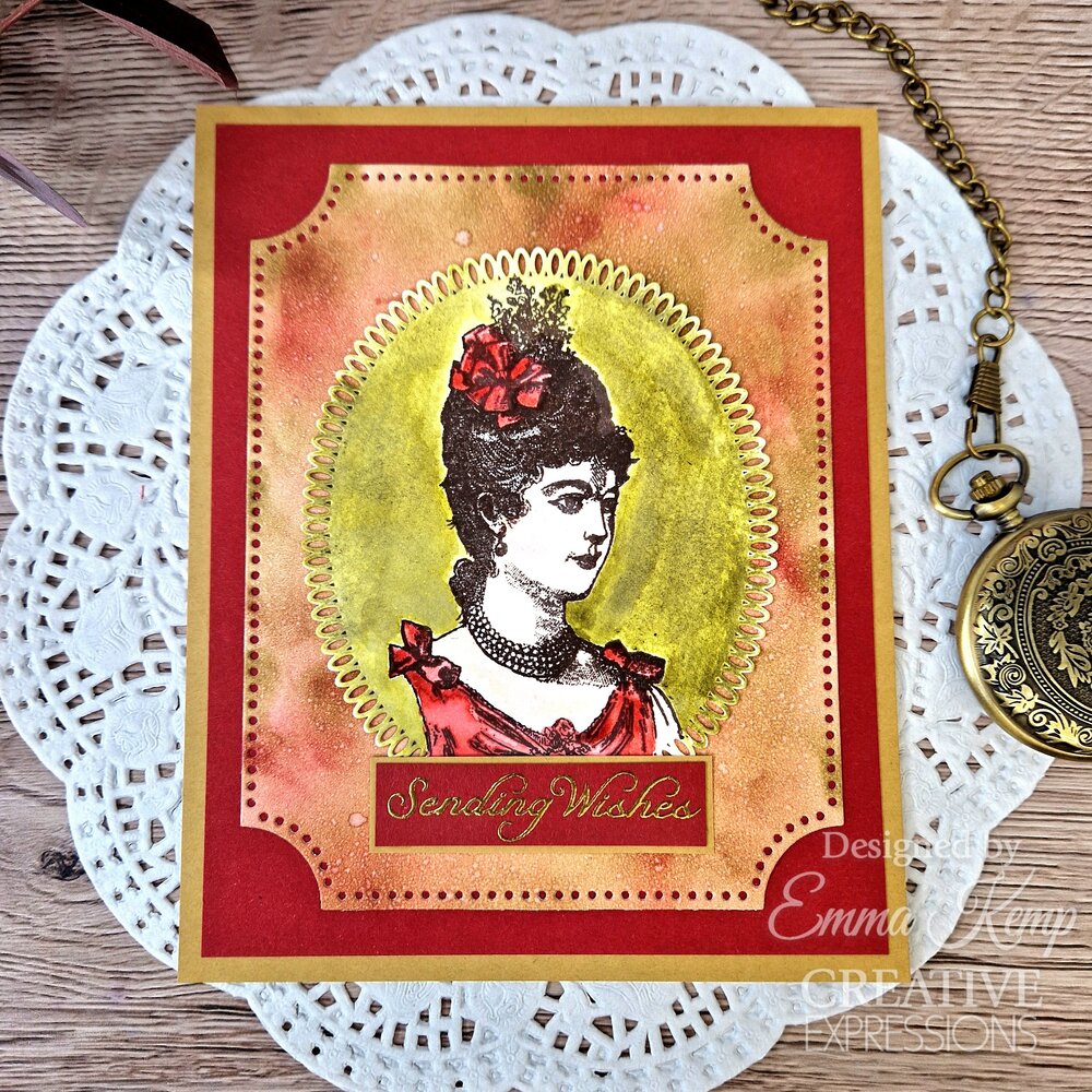 Woodware Vintage Lady Clear Stamps (FRM057) (OUTLET) Woodware Vintage Lady Clear Stamps (FRM057) (OUTLET)