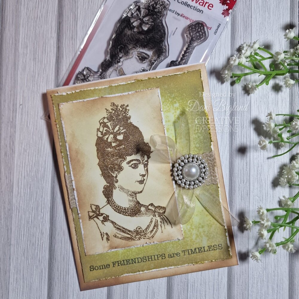 Woodware Vintage Lady Clear Stamps (FRM057) (OUTLET) Woodware Vintage Lady Clear Stamps (FRM057) (OUTLET)