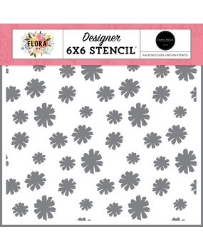 Carta Bella Blooms Stencil (CBFRN316033) (OUTLET)