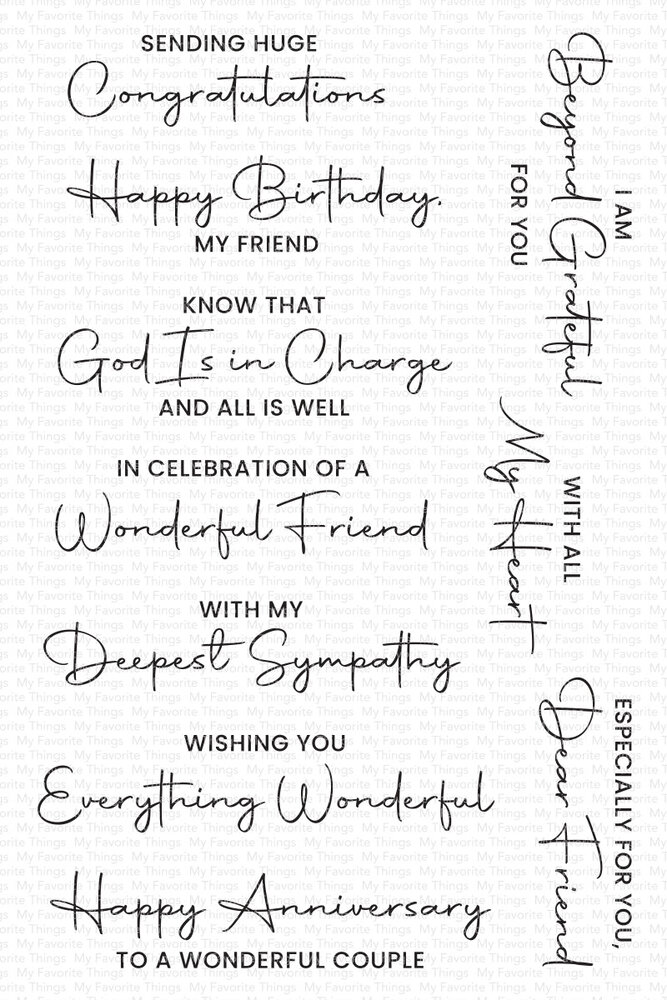 My Favorite Things Everything Wonderful Clear Stamps (CS-794) (OUTLET) My Favorite Things Everything Wonderful Clear Stamps (CS-794) (OUTLET)