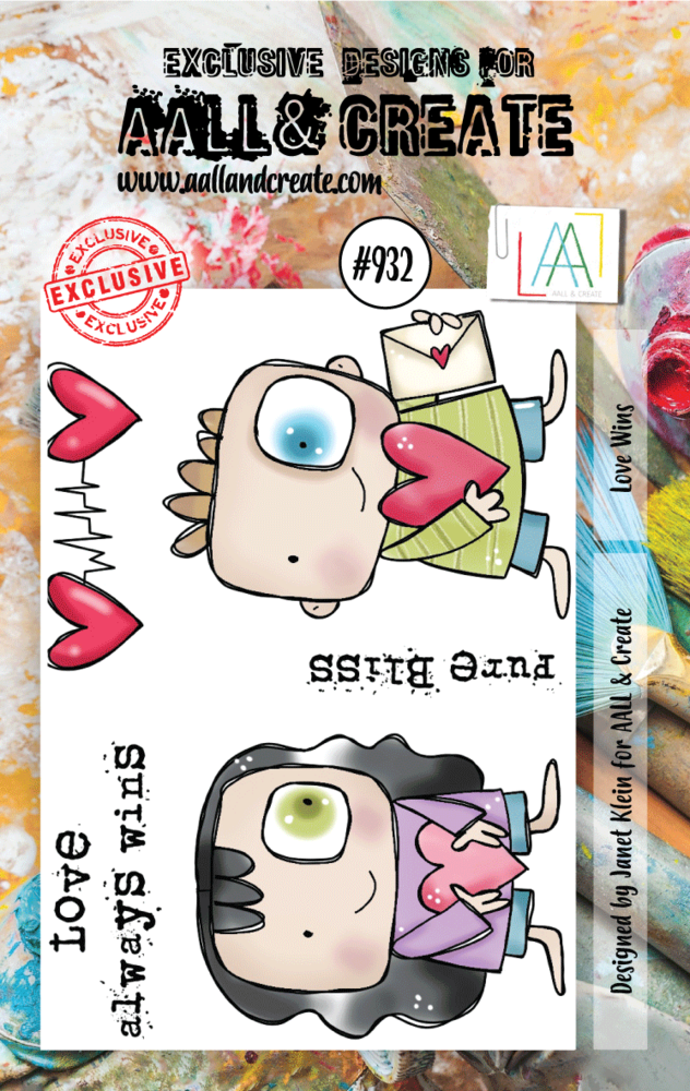 Aall and Create Stamp Set A7 Love Wins (AALL-TP-932) (DISCONTINUED) Aall and Create Stamp Set A7 Love Wins (AALL-TP-932) (DISCONTINUED)