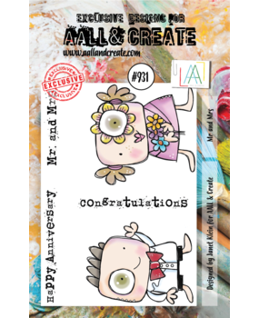 Aall and Create Stamp Set A7 Mr & Mrs (AALL-TP-931) (OUTLET) Aall and Create Stamp Set A7 Mr & Mrs (AALL-TP-931) (OUTLET)