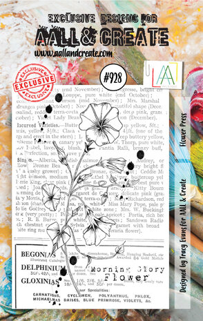 Aall and Create Stamp Set A7 Flower Press (AALL-TP-928) (DISCONTINUED) Aall and Create Stamp Set A7 Flower Press (AALL-TP-928) (DISCONTINUED)