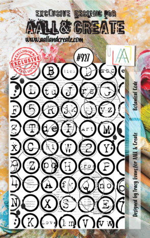 Aall and Create Stamp Set A7 Botanical Code (AALL-TP-927) (DISCONTINUED) Aall and Create Stamp Set A7 Botanical Code (AALL-TP-927) (DISCONTINUED)