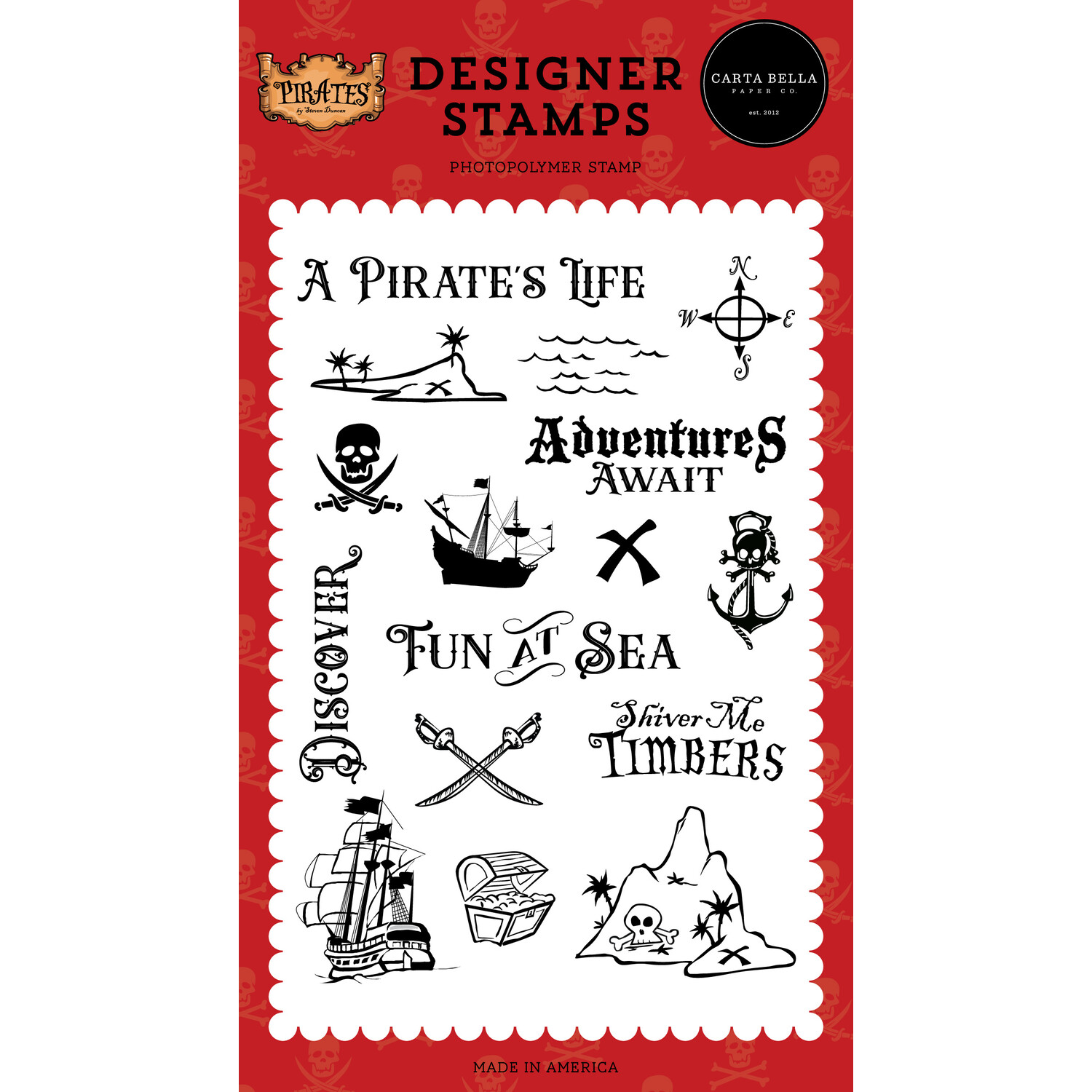 Fun At Sea Stamps (CBPT318041) - Craftlines B.V.