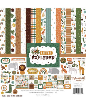 Echo Park Little Explorer 12x12 Inch Collection Kit (LE320016) (DISCONTINUED) Echo Park Little Explorer 12x12 Inch Collection Kit (LE320016) (DISCONTINUED)