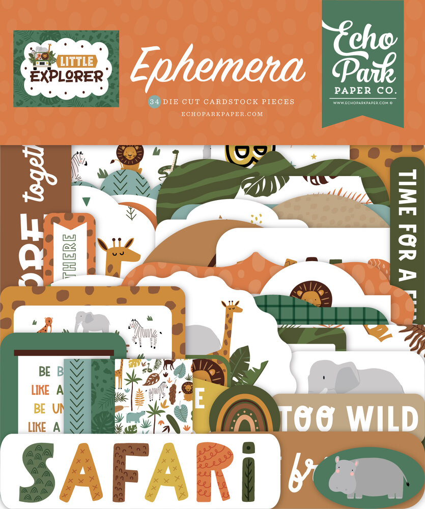 Echo Park Little Explorer Ephemera (LE320024) (DISCONTINUED) Echo Park Little Explorer Ephemera (LE320024) (DISCONTINUED)