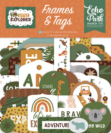 Echo Park Little Explorer Frames & Tags (LE320025) (OUTLET)