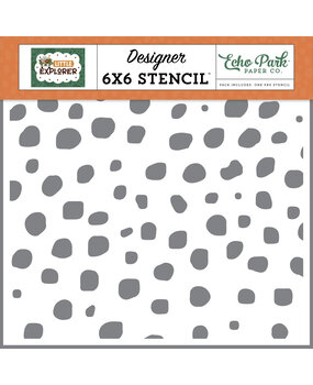 Echo Park Wild Animal Spots Stencil (LE320033) (OUTLET)