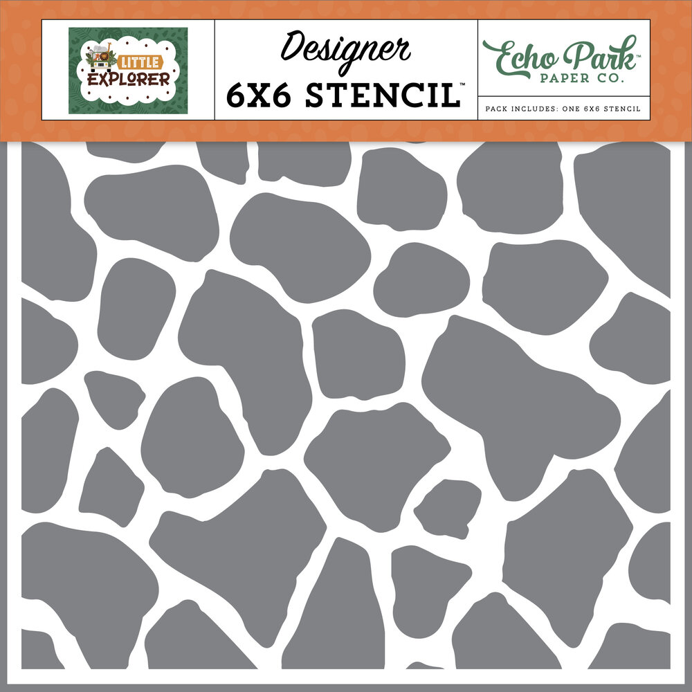 Echo Park Giraffe Spots Stencil (LE320034) (DISCONTINUED) Echo Park Giraffe Spots Stencil (LE320034) (DISCONTINUED)