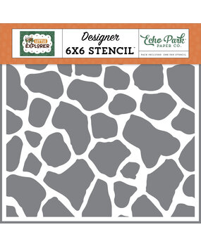 Echo Park Giraffe Spots Stencil (LE320034) (DISCONTINUED) Echo Park Giraffe Spots Stencil (LE320034) (DISCONTINUED)