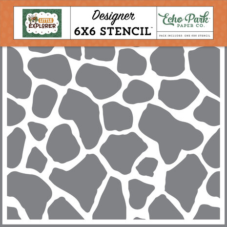 Echo Park Giraffe Spots Stencil (LE320034) (DISCONTINUED) Echo Park Giraffe Spots Stencil (LE320034) (DISCONTINUED)