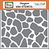 Giraffe Spots Stencil (LE320034) (DISCONTINUED) Giraffe Spots Stencil (LE320034) (DISCONTINUED)