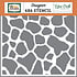 Giraffe Spots Stencil (LE320034) (OUTLET)