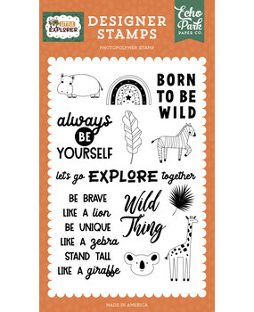 Echo Park Let's Go Explore Together Stamps (LE320042) (DISCONTINUED) Echo Park Let's Go Explore Together Stamps (LE320042) (DISCONTINUED)