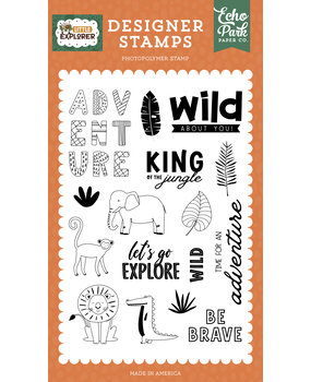 Echo Park Wild About You Stamps (LE320043) (DISCONTINUED) Echo Park Wild About You Stamps (LE320043) (DISCONTINUED)