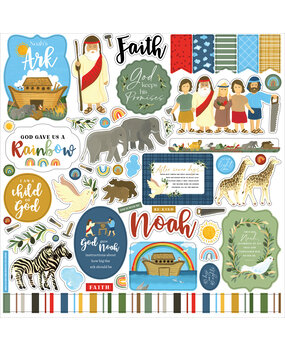 Echo Park Bible Stories: Noah's Ark Element Sticker (BSN315014) (DISCONTINUED)