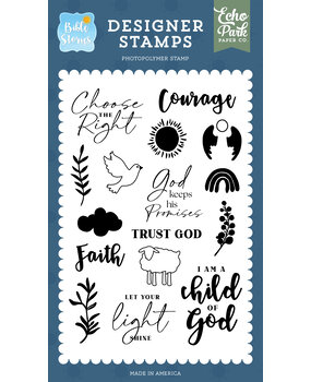 Echo Park Choose The Right Stamps (BBS315041) (DISCONTINUED)