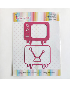 Dress My Craft Cutting Die Basic Designer Big Screen TV (DMCD6050) (OUTLET)