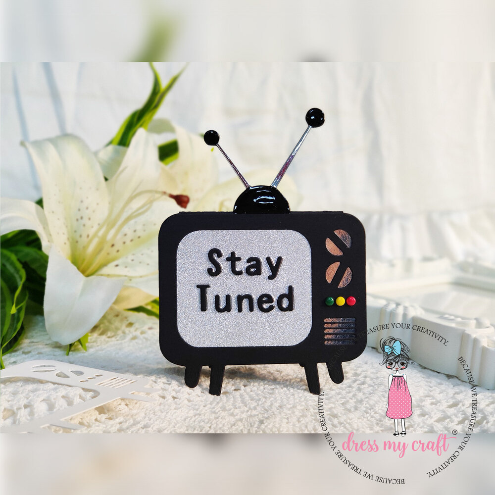 Dress My Craft Cutting Die Basic Designer Big Screen TV (DMCD6050) (OUTLET)