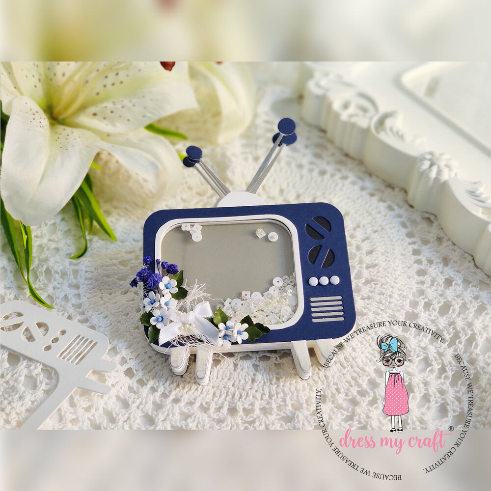 Dress My Craft Cutting Die Basic Designer Big Screen TV (DMCD6050) (OUTLET)