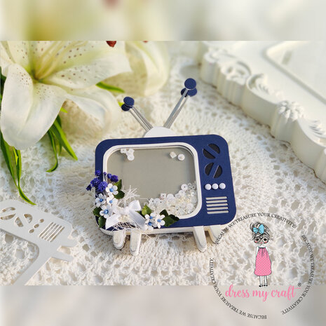 Dress My Craft Cutting Die Basic Designer Big Screen TV (DMCD6050) (OUTLET)