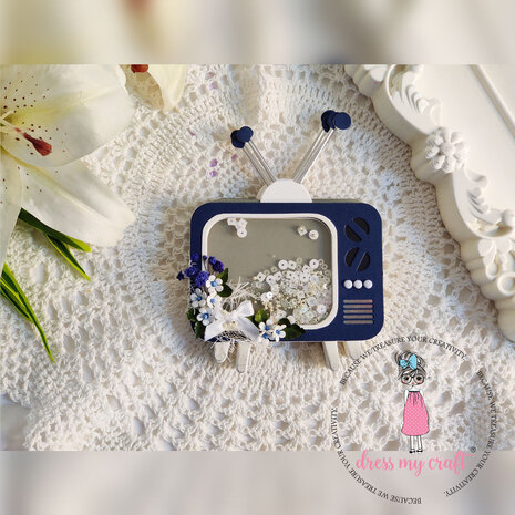 Dress My Craft Cutting Die Basic Designer Big Screen TV (DMCD6050) (OUTLET)