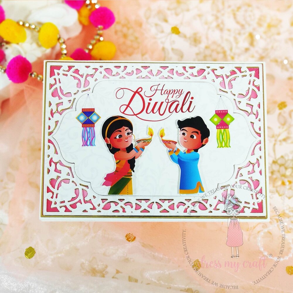 Dress My Craft Cutting Die Basic Designer Decorative Panel With Lace (DMCD5159) (OUTLET) Dress My Craft Cutting Die Basic Designer Decorative Panel With Lace (DMCD5159) (OUTLET)