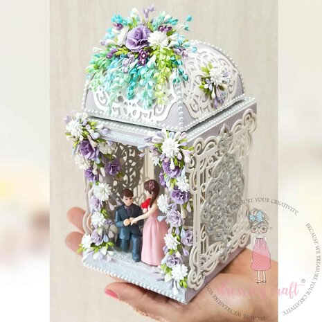 Dress My Craft Cutting Die Basic Designer Decorative Panel With Lace (DMCD5159) (OUTLET) Dress My Craft Cutting Die Basic Designer Decorative Panel With Lace (DMCD5159) (OUTLET)