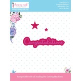 Dress My Craft Cutting Die Sentiment Congratulations (DMCD2574) (OUTLET)